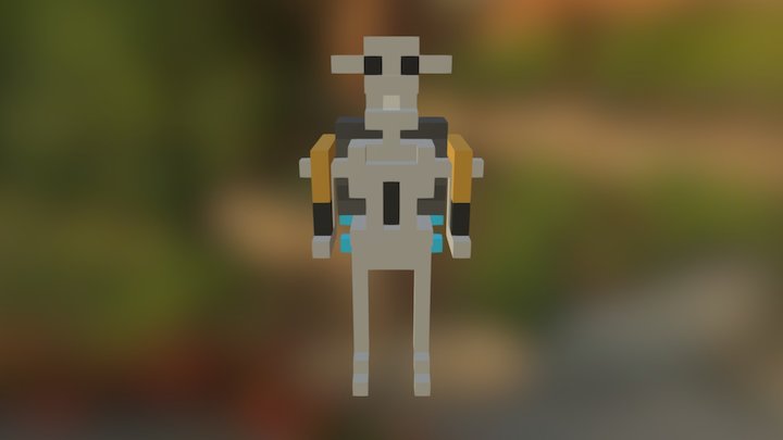 Jet Pack Aliën 3D Model