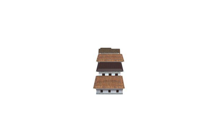Casas Coloniales 3D Model