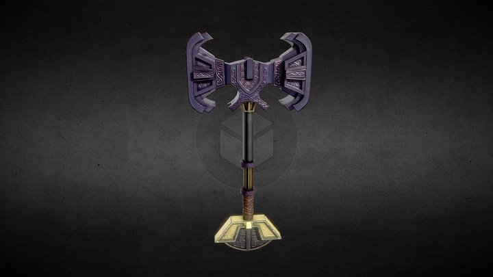 Medieval Hammer_2 3D Model