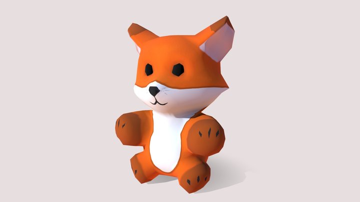 Raycy the Foxxy 3D Model