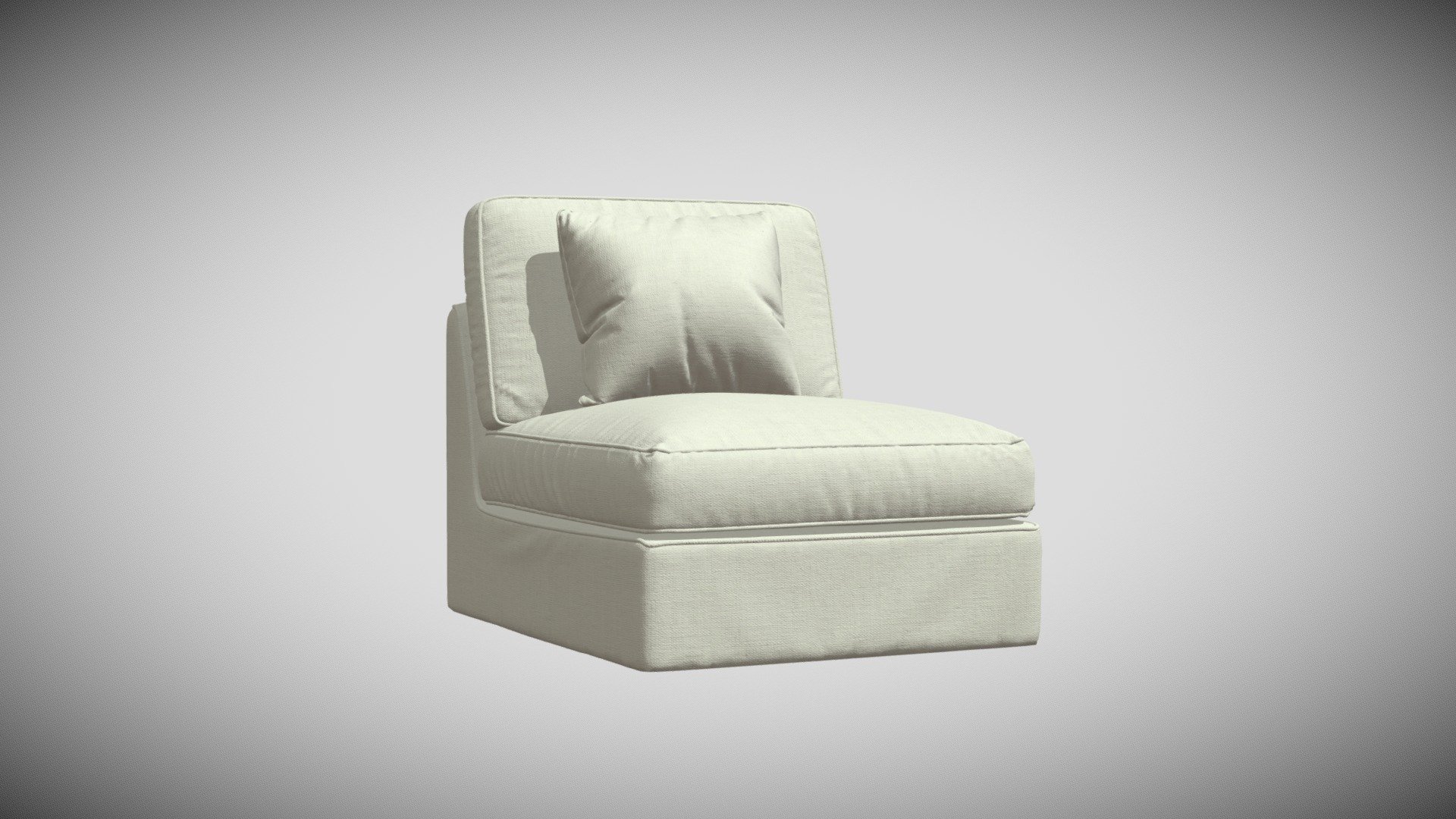 Chubby Armless Download Free 3D model by ValyouFurniture [9eb25fb