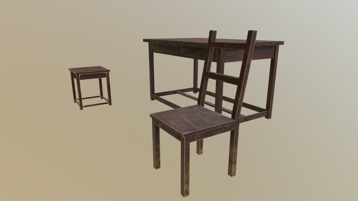 low poly game asset 3D Model