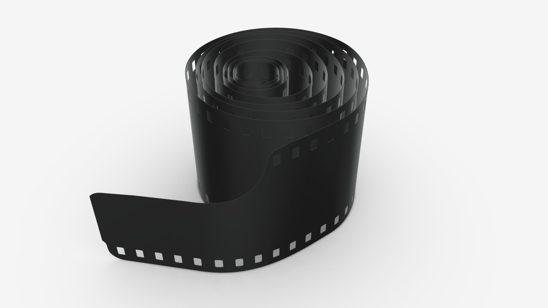 Photographic film roll small - Buy Royalty Free 3D model by HQ3DMOD ...