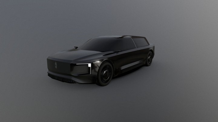 2030 Lincoln Town Car concept 3D Model