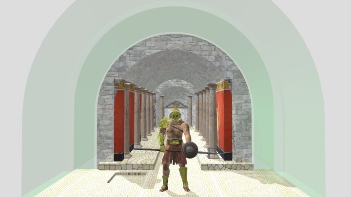 Temple of Mithras in London 3D Model