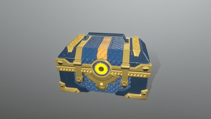 Dragon Chest 3D Model