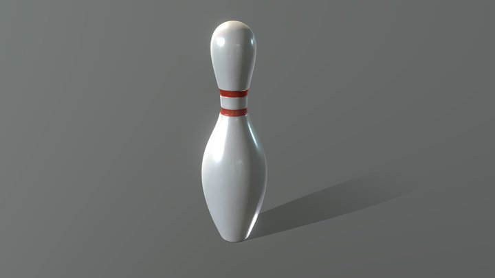 Bowling Pin 3D Model