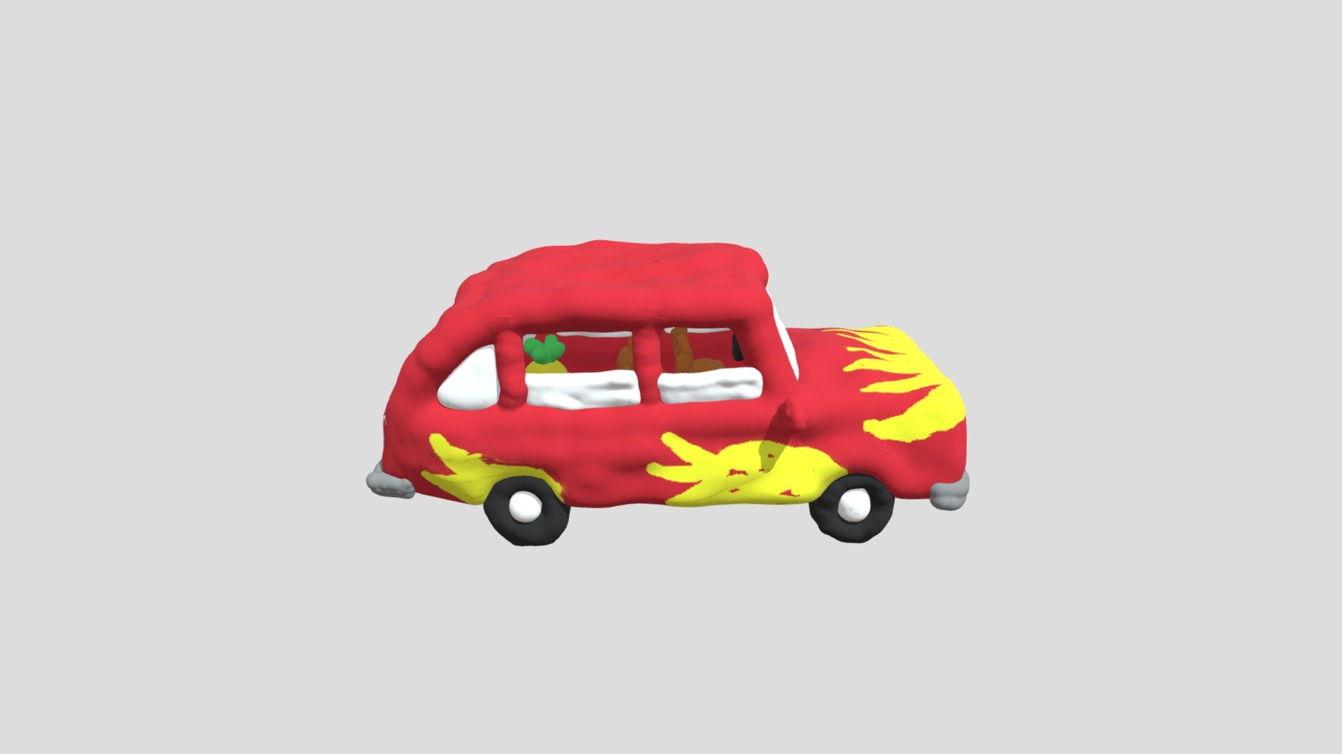 carrinho bolado com pintura