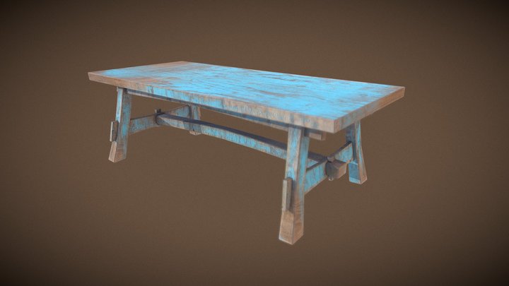 Workbench Table 3D Model