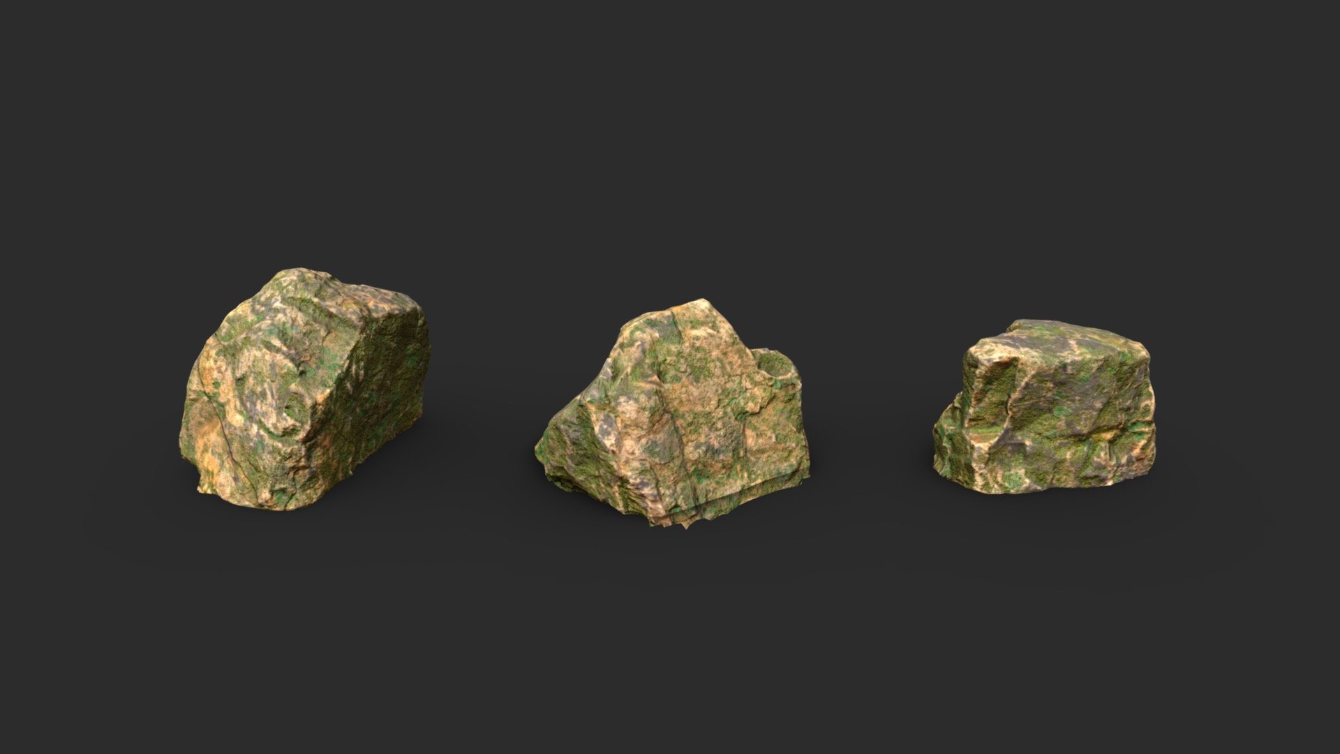 Photoscanned Rocks 01 - Buy Royalty Free 3D model by KangaroOz 3D ...