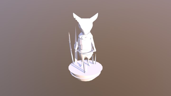 Thimble The Garden Knight 3D Model