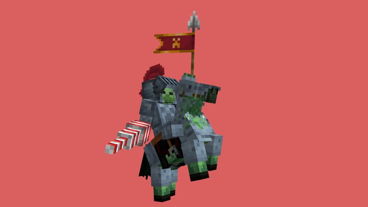 Formidable Mobs: Undead Knight 3D Model