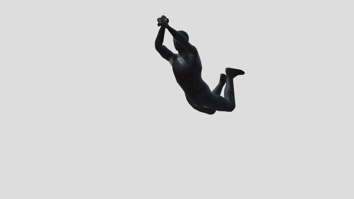 Symbiote Tobey Maguire Spider-Man Suit Animated 3D Model