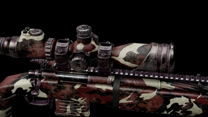 M40A3 3D Model