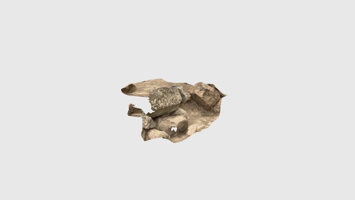 Area J curb 3D Model