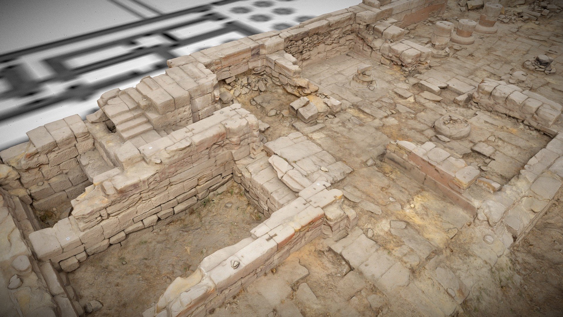 The temple of Harpre, North Karnak - 3D model by Ibrahim Mustafa ...