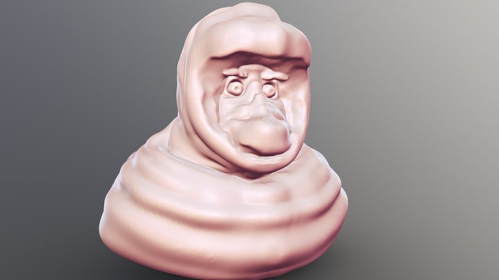 My First Zbrush Bust 3D Model