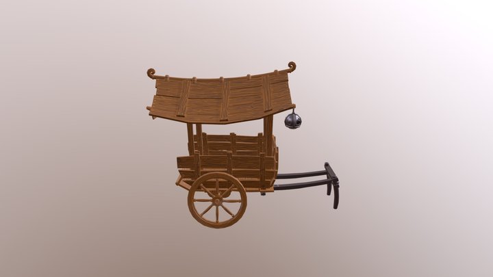 Cartoon cart 3D Model