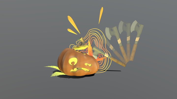 Slashed Jack O Lantern – Gratis 3D-model STL