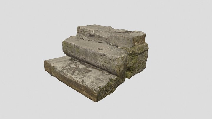 Castel Stairs 3D Model