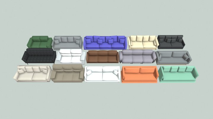 SetCouch 3D Model
