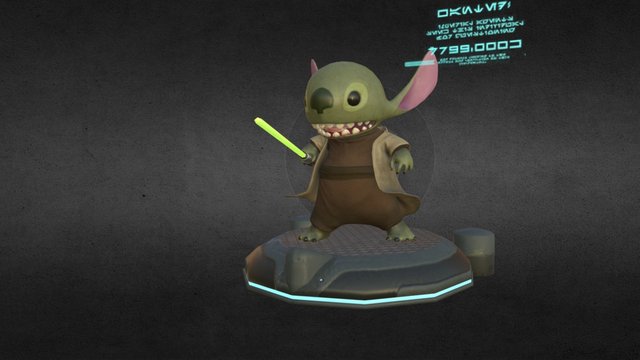 Return of the Jedi Stitch 3D Model