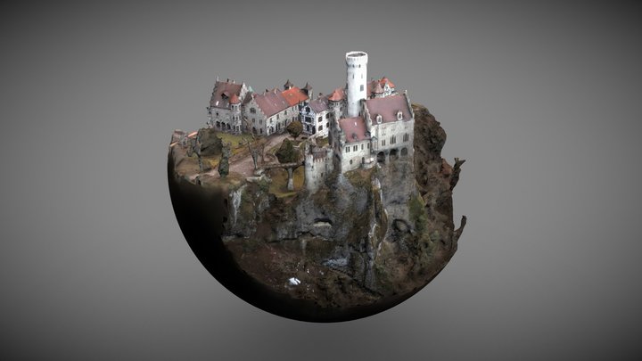 Lichtenstein Castle 3D Model