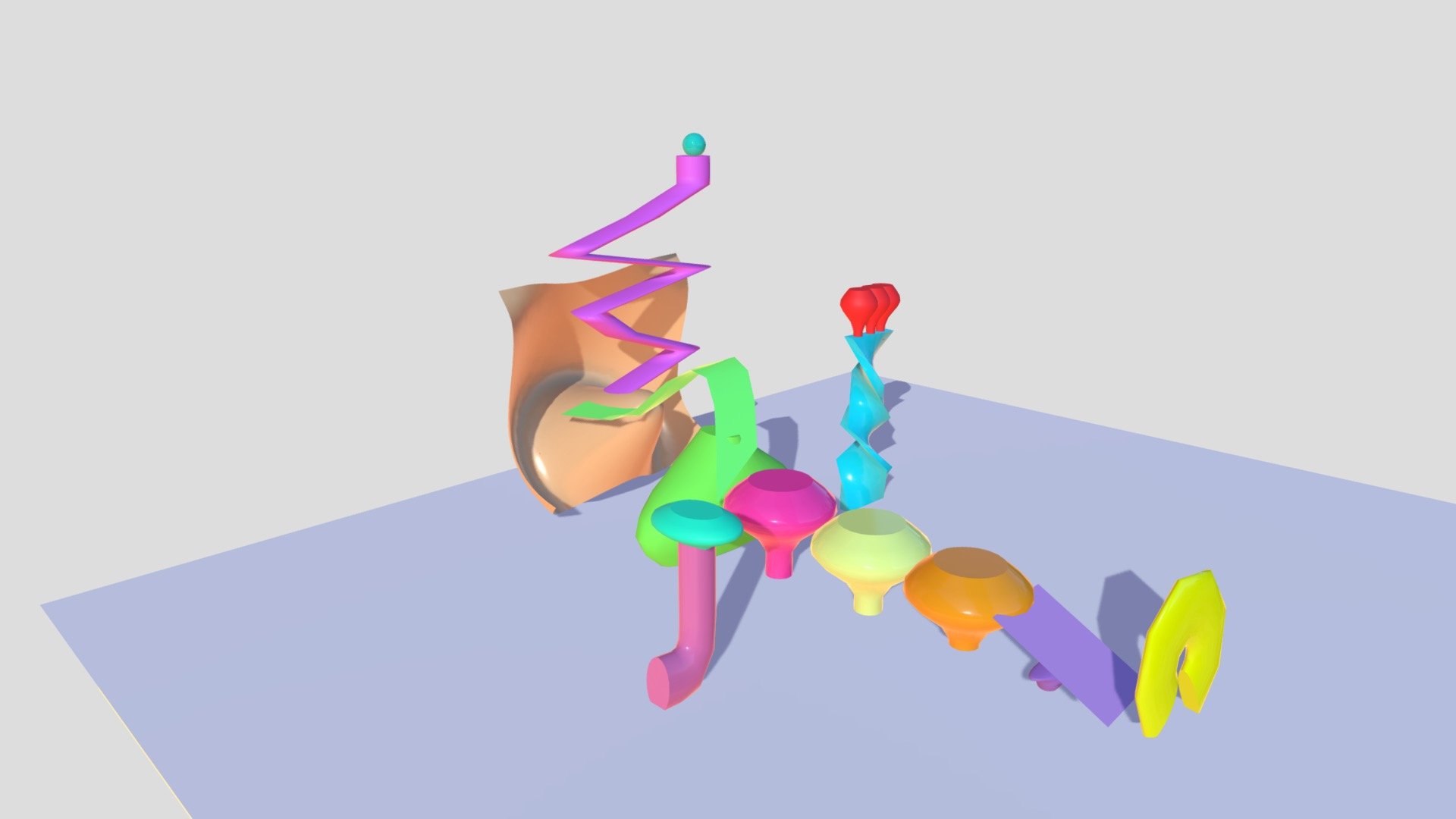 Week 4 Marble Madness — Sketchfab embed 3D viewer