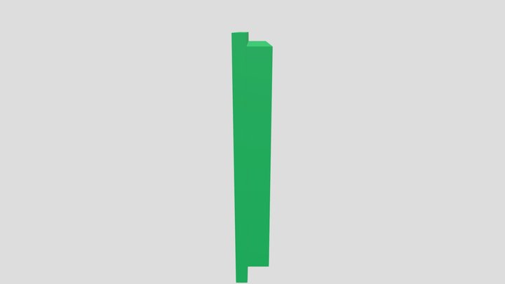 Back Pan GLAZING ADAPTOR 3D Model