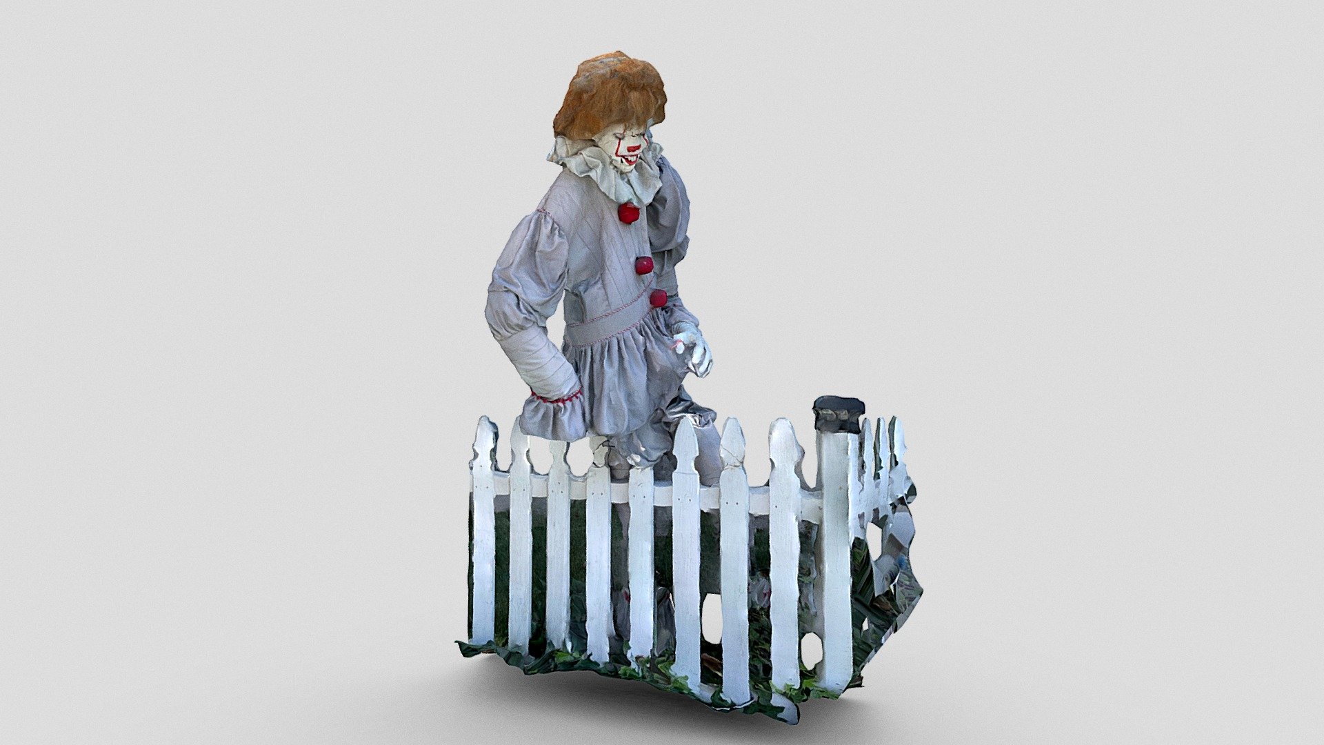 Day 274: Scary halloween clown - 1scanaday