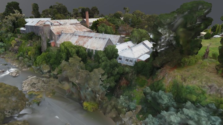 Fyansford Paper Mill Geelong 3D Model