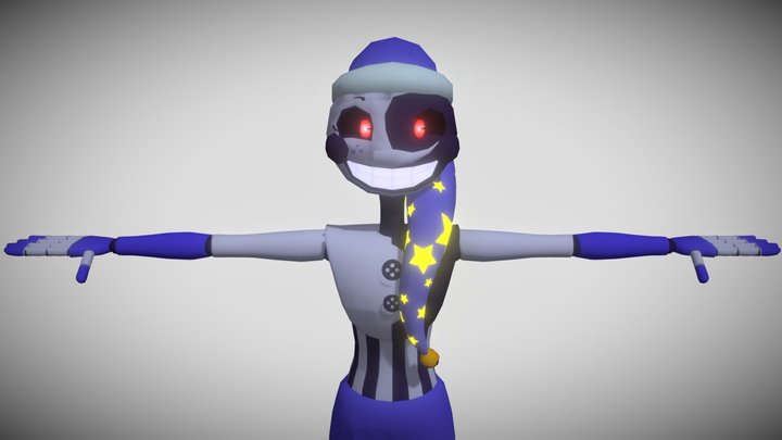 FNAF: Security Breach  Moon Man Switch - Download Free 3D model