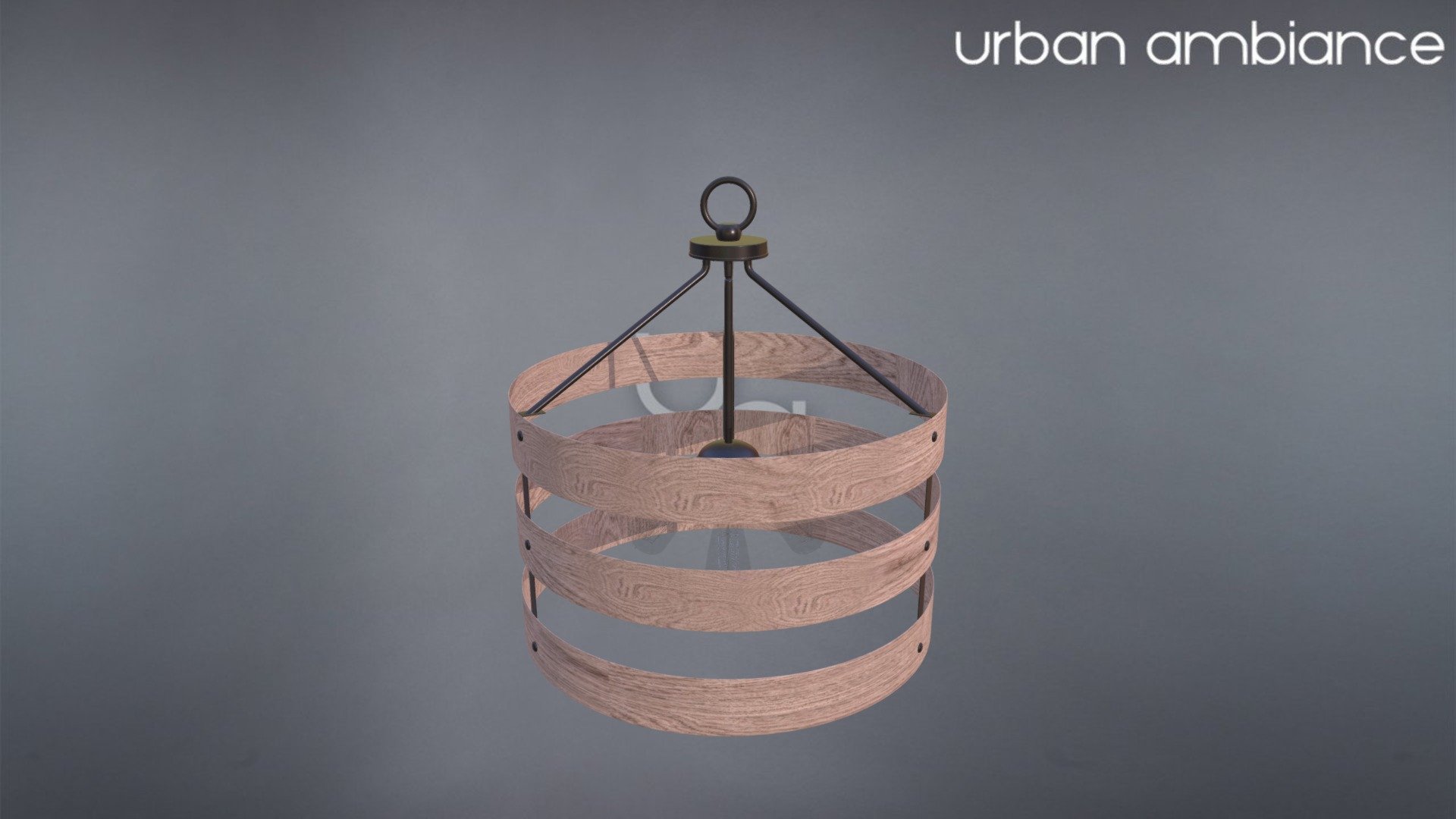 UHP2474 Modern Farmhouse Chandelier, 18-1/4
