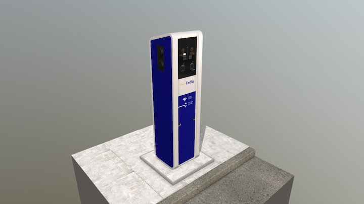 EnBW Ladesäule Work in Progress 3D Model