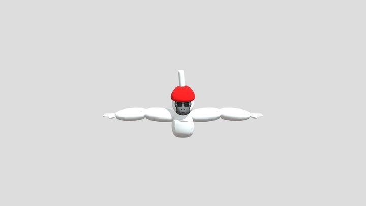 Flushy Tag Model By Nareux 3D Model