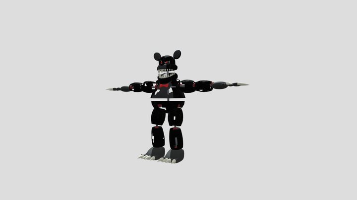 Fred Bear ( Black ) 3D Model