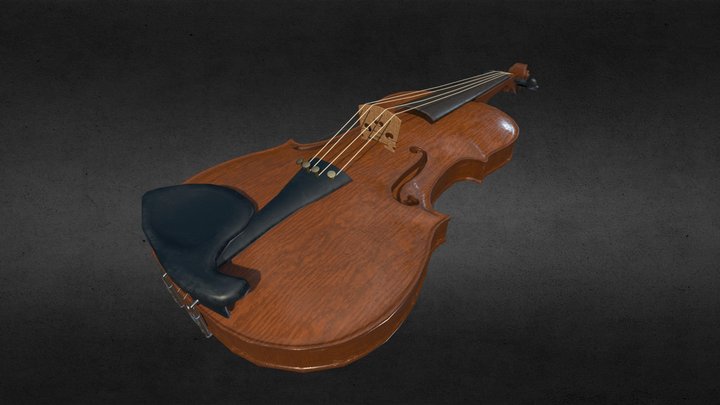 Violin 3D Model