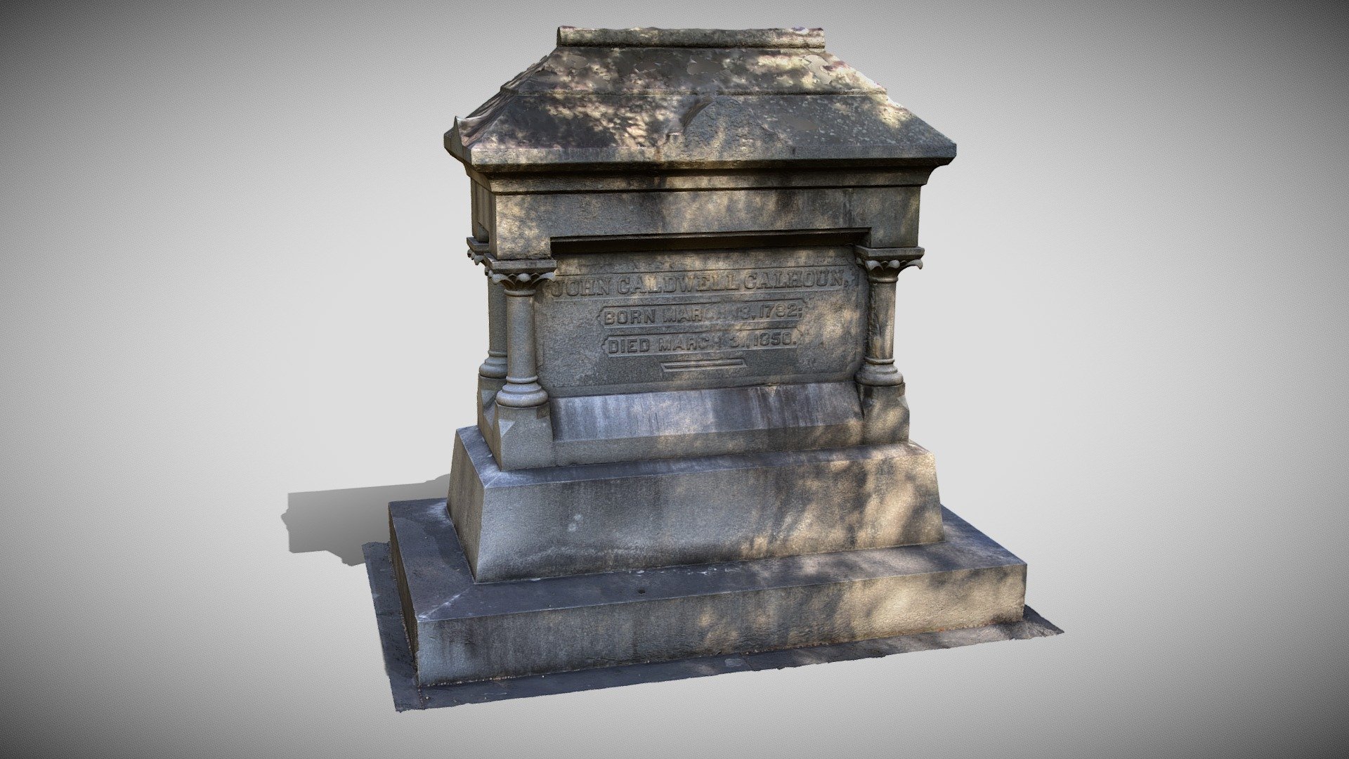 Calhoun Grave Stone