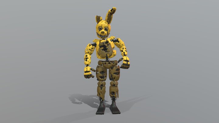 Withered Springbonnie 3D Model