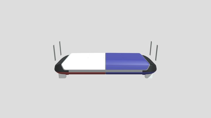 Hyundo Indutry Warning Light EX 3D Model