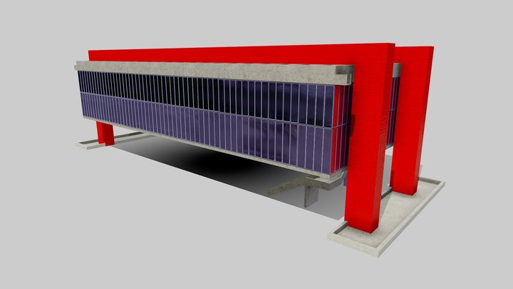São Paulo Museum of Art (MASP) 3D Model