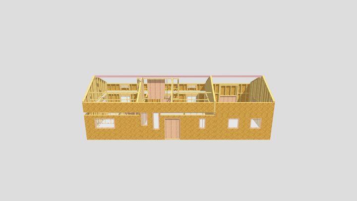 3D House View 3D Model
