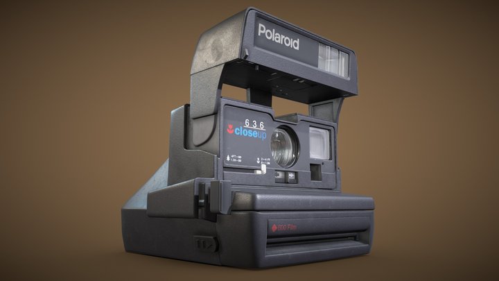 Polaroid CloseUp 636 3D Model