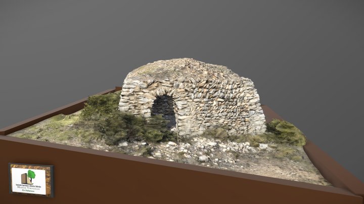 Barraca de piedra seca - Museo Virtual AEHC 3D Model