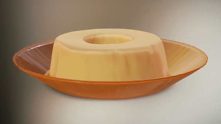 Typical Brazilian Glass Plate (Free) 3D Model