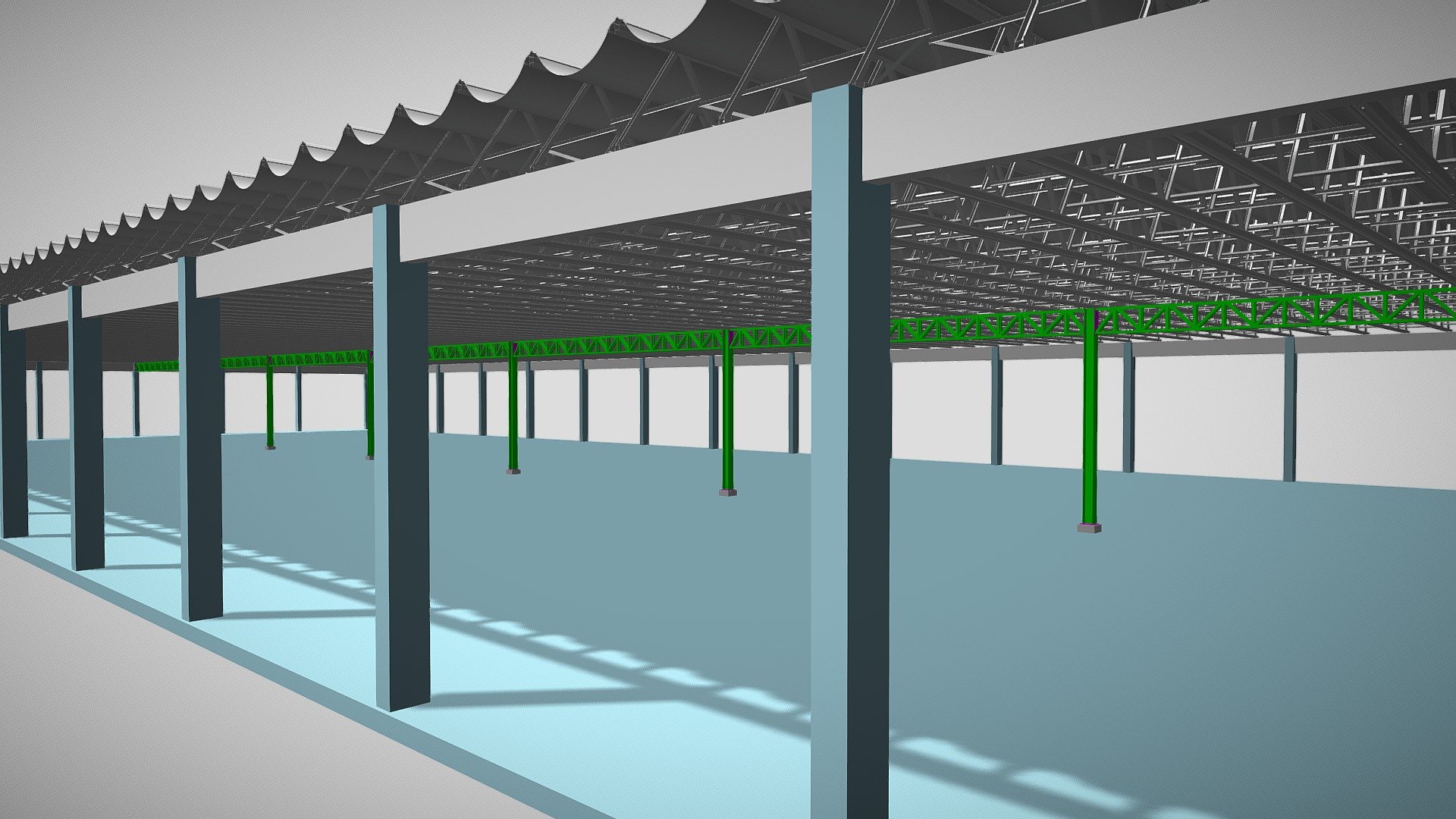 Pórtico Treliçado — Sketchfab embed 3D viewer