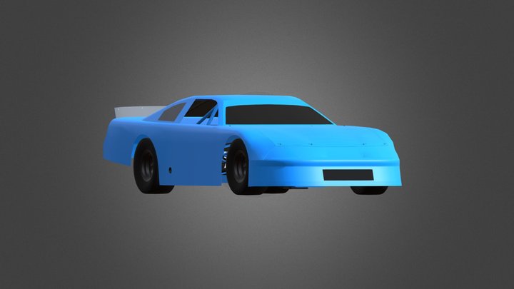 Late model Stock Car 3D Model