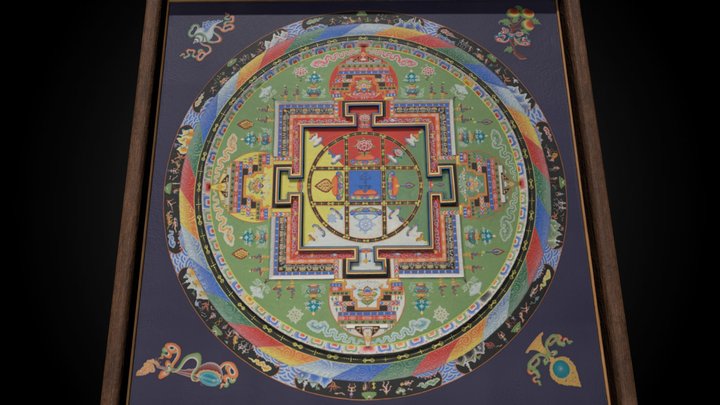 Yamantaka Mandala, 1991 – Gratis 3D-model STL