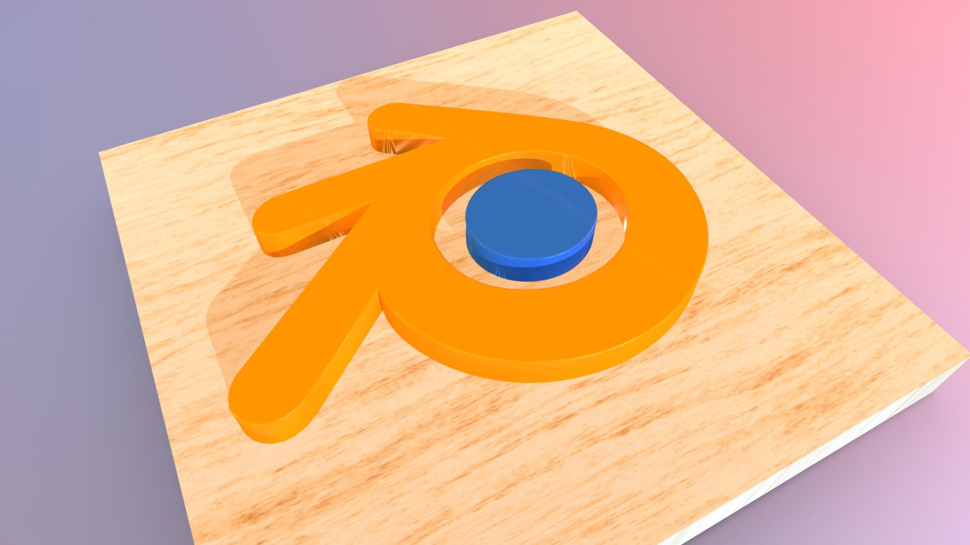[ Blender ] Logotipo en 3D's