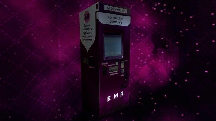 Train Ticket Machine FREE Low Poly – Modèle 3D gratuit STL